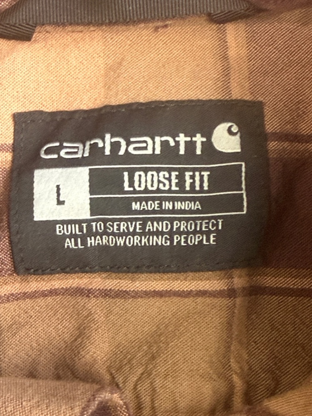 CARHARTT PLAID BUTTON UP SHIRT - Picture 5 of 8